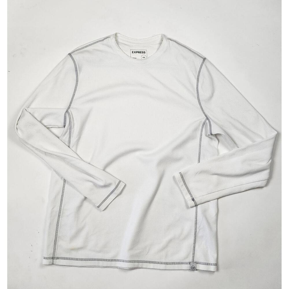 Express Men's Stretch Long Sleeve Shirt - Moisture Wicking Fit